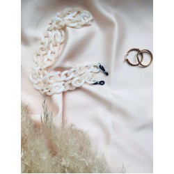 Sunglasses Acrylic Chain Ivory