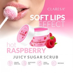 Claresa HOT RASPBERRY Lip Scrub Saucy Lips (15g)