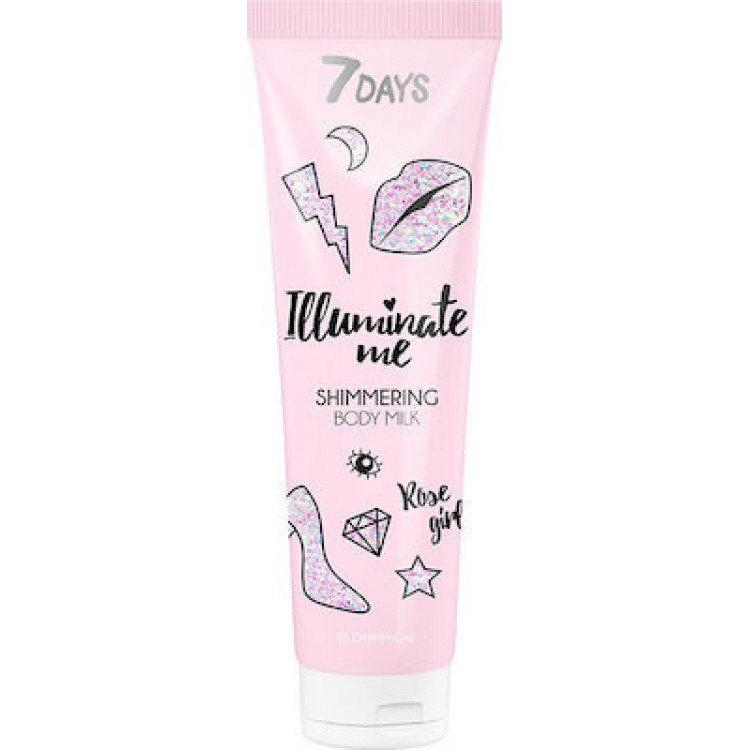7DAYS ROSE GIRL Shimmering Body Milk 150ml