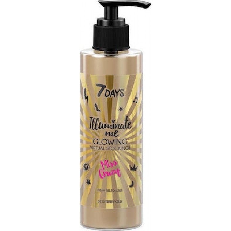 7DAYS MISS CRAZY Glowing Virtual Stockings 200ml