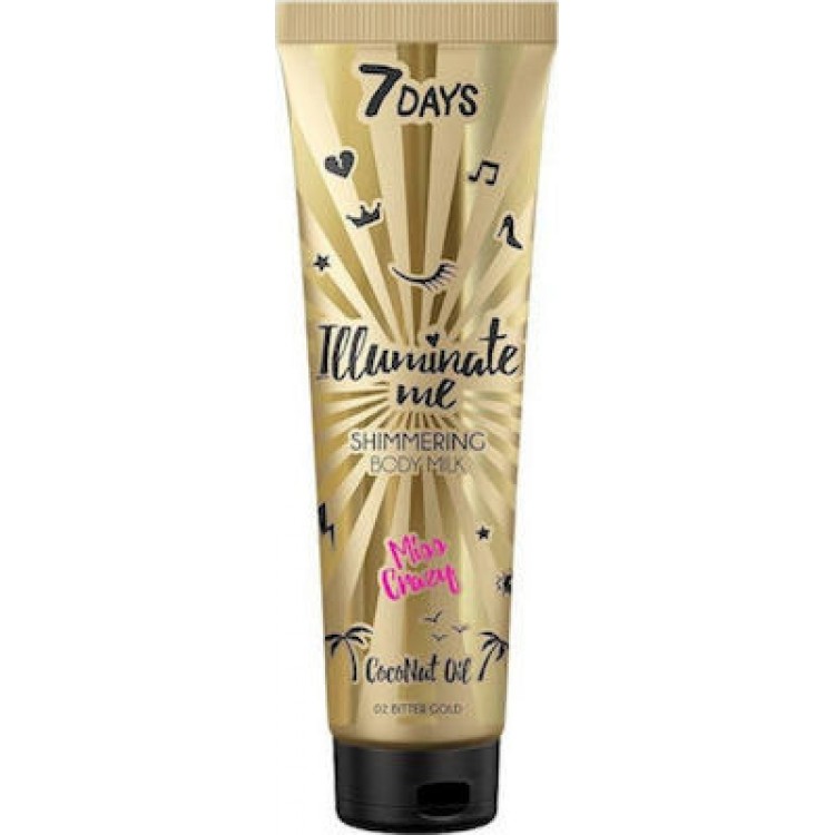 7DAYS MISS CRAZY Shimmering Body Milk 150ml