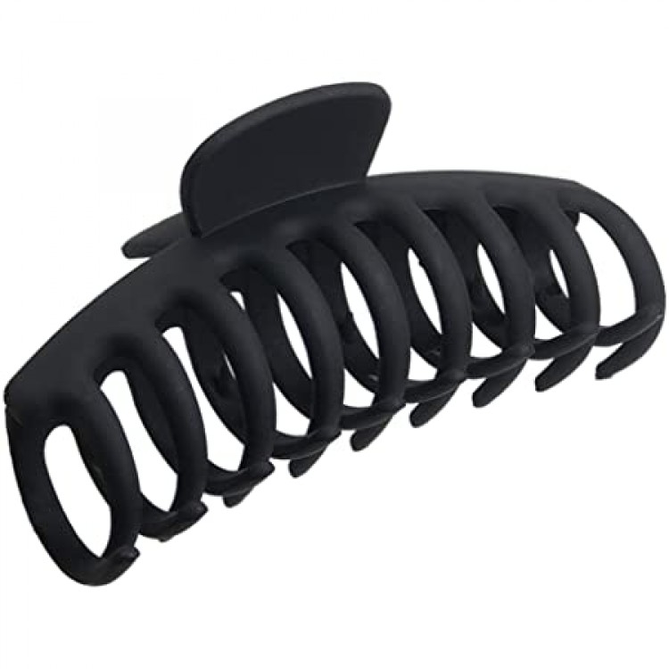 Black Matte Hair Claw XL