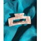 Pink Ivory Hair Claw Large
