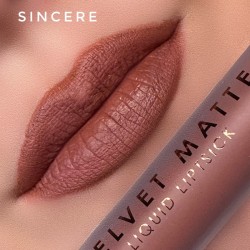 MUA Velvet Matte Liquid Lipstick Υγρό Ματ Κραγιόν Sincere