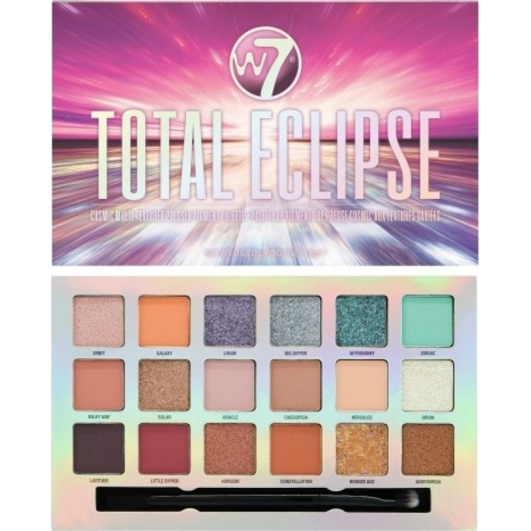 W7 Cosmetics Total Eclipse Pressed Pigment Eye Palette