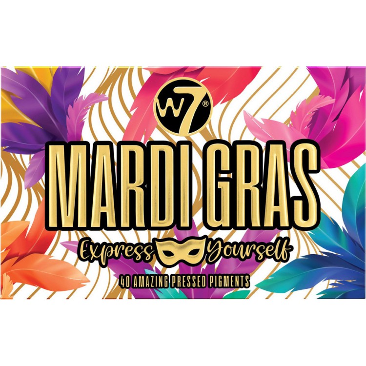 W7 Cosmetics Mardi Gras Pressed Pigment Palette