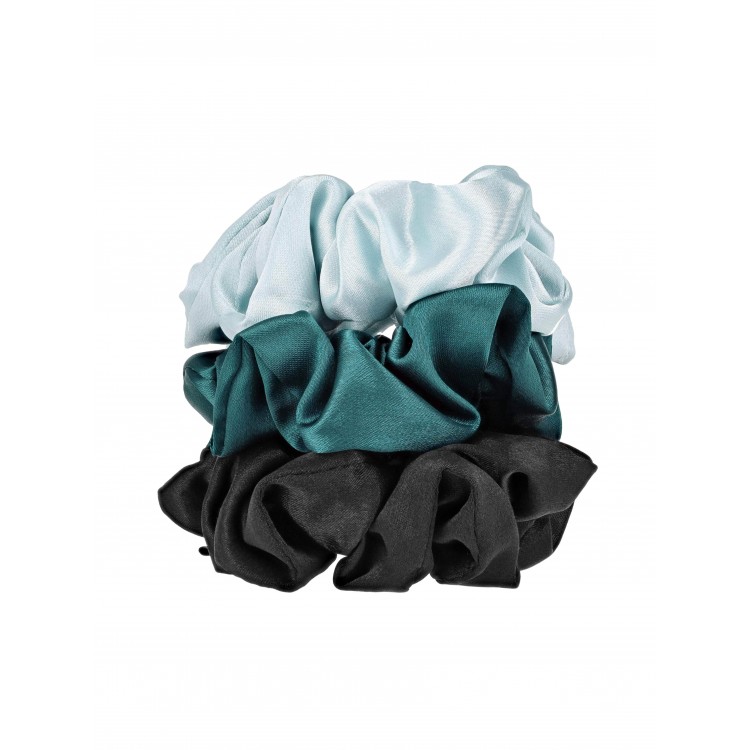 W7 Cosmetics Hair Scrunchies Silky Knots 3 Pack Marine