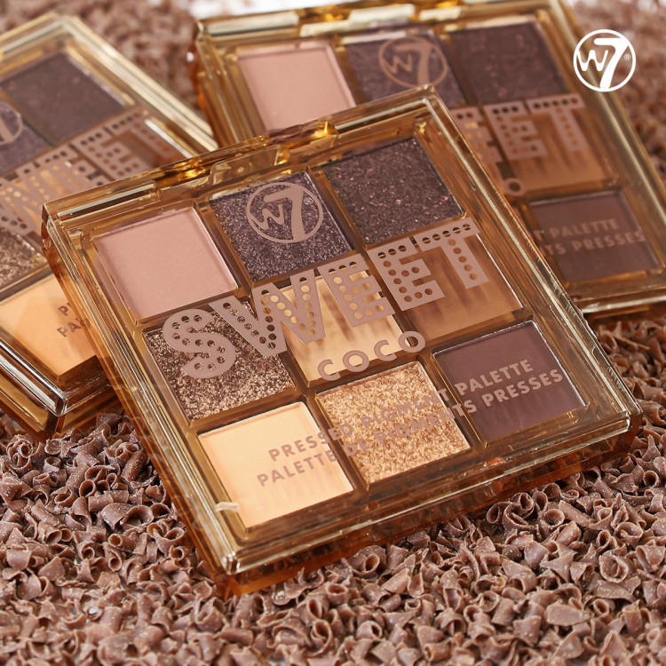 W7 Cosmetics Sweet Coco Pressed Pigment Palette