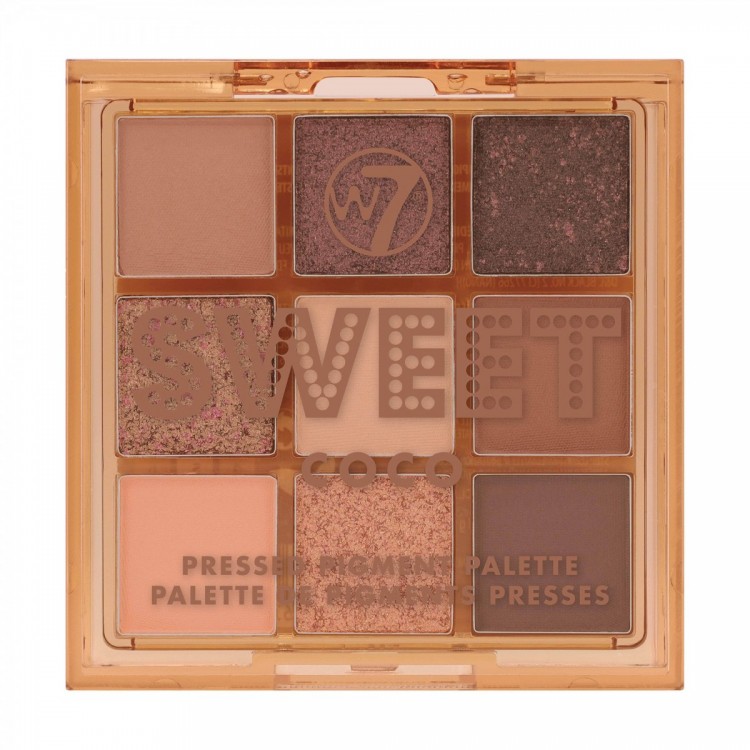 W7 Cosmetics Sweet Coco Pressed Pigment Palette