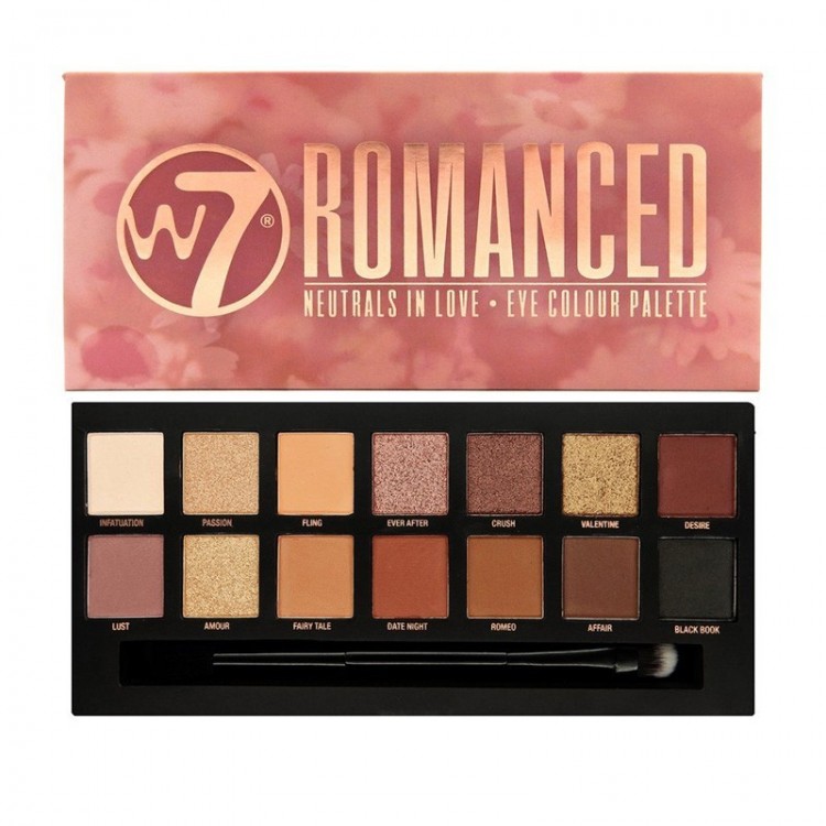 W7 Cosmetics Romanced Eye Colour Palette